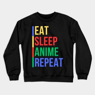 Otaku Routine (Mood Colors) Crewneck Sweatshirt